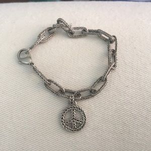 John Hardy Peace Sign Bracelet